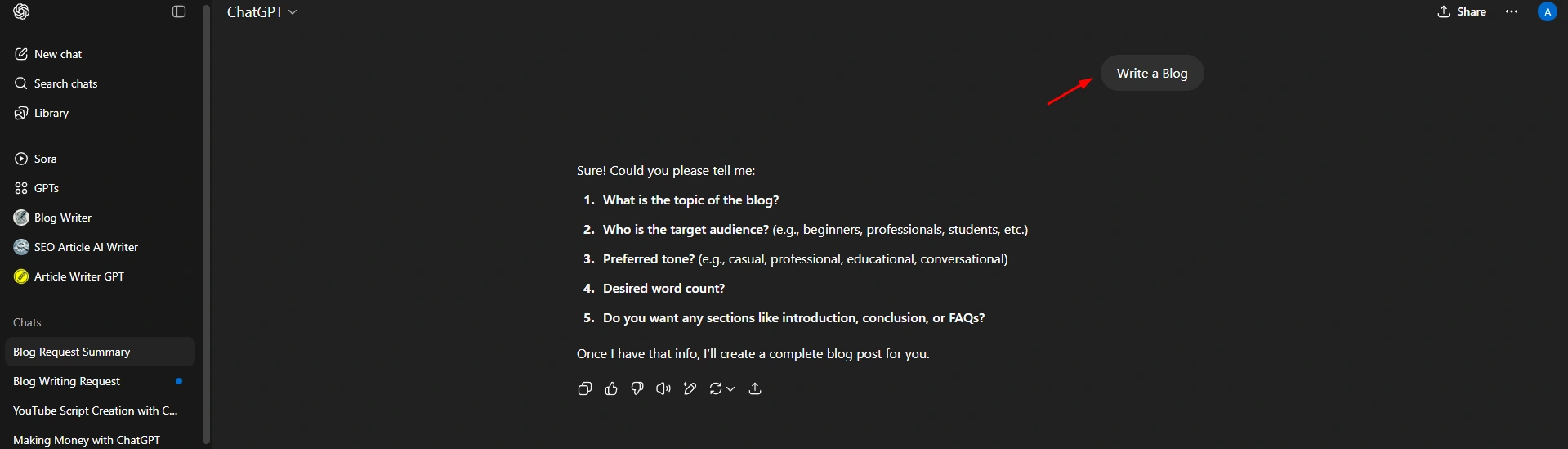 Using vague or short prompts