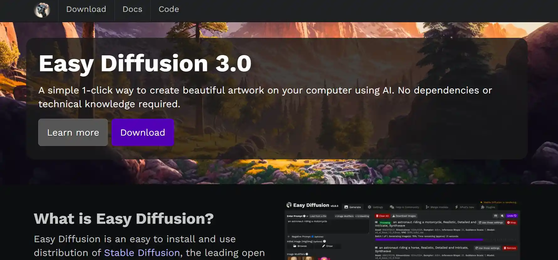 easy diffusion feature-image