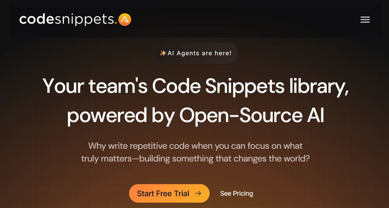 code snippets ai feature image