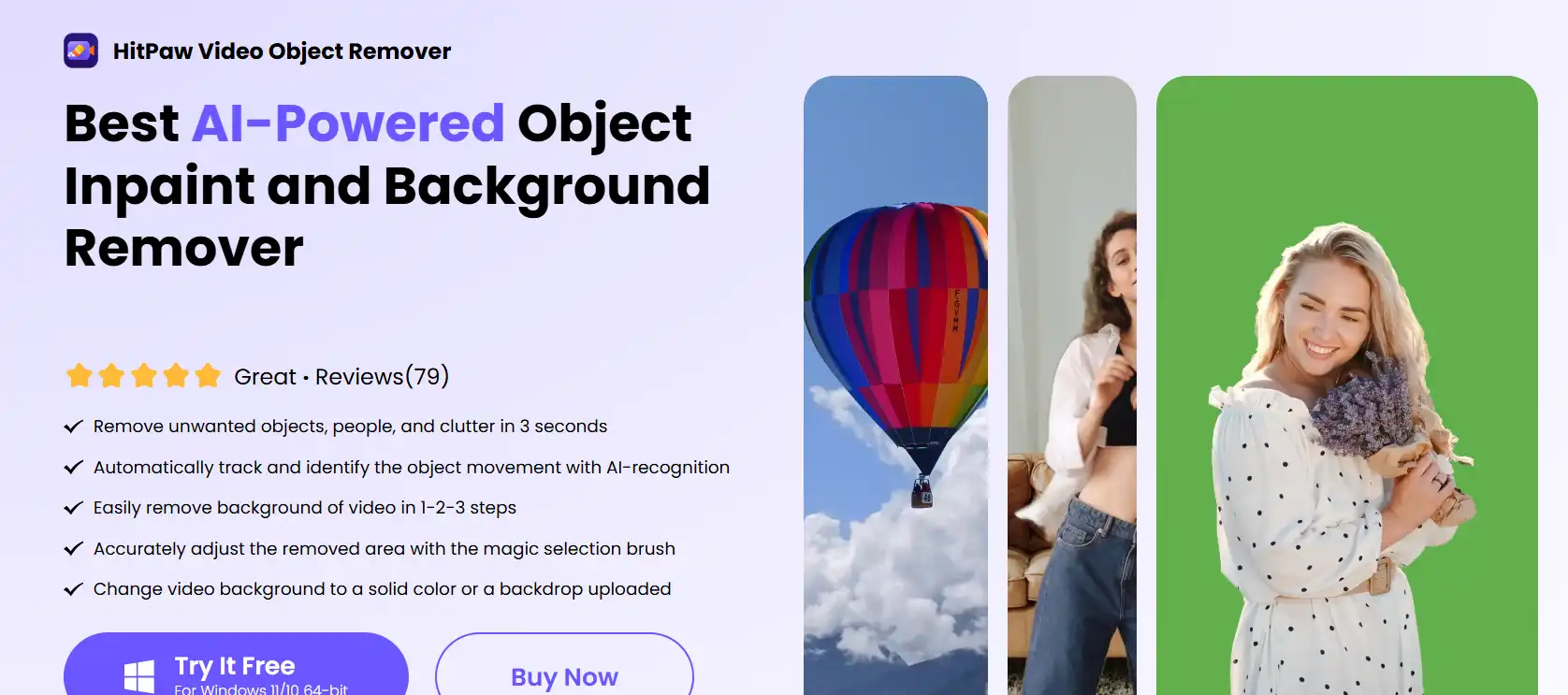 hitpaw video object remover feature-image