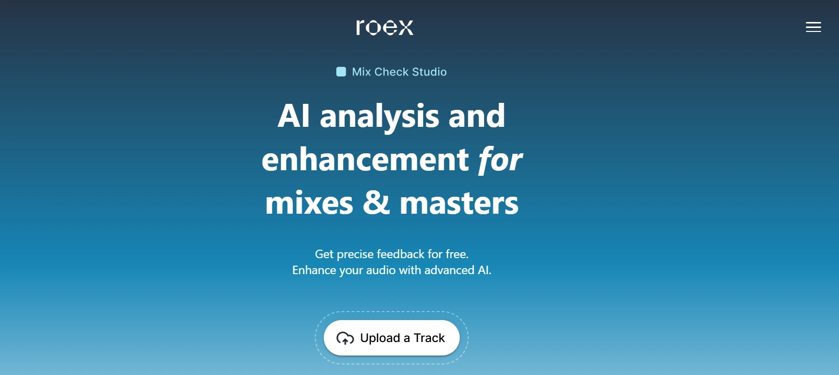 mix check studio feature image