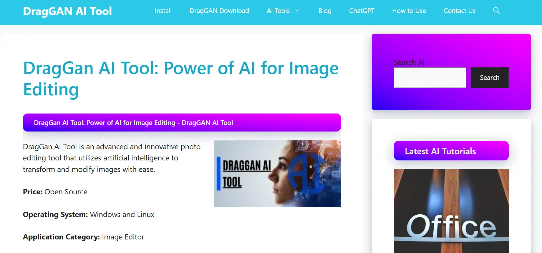 draggan ai tool feature-image