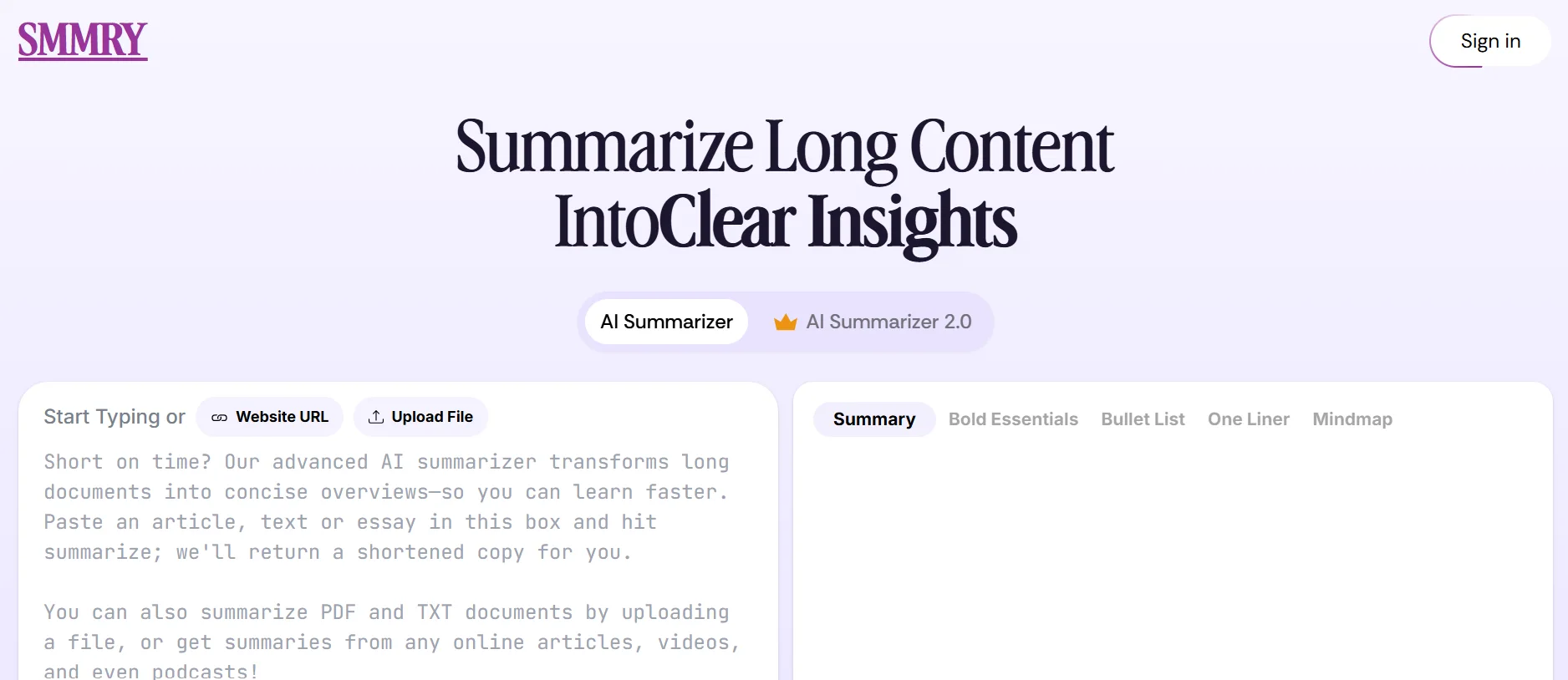 smmry feature image