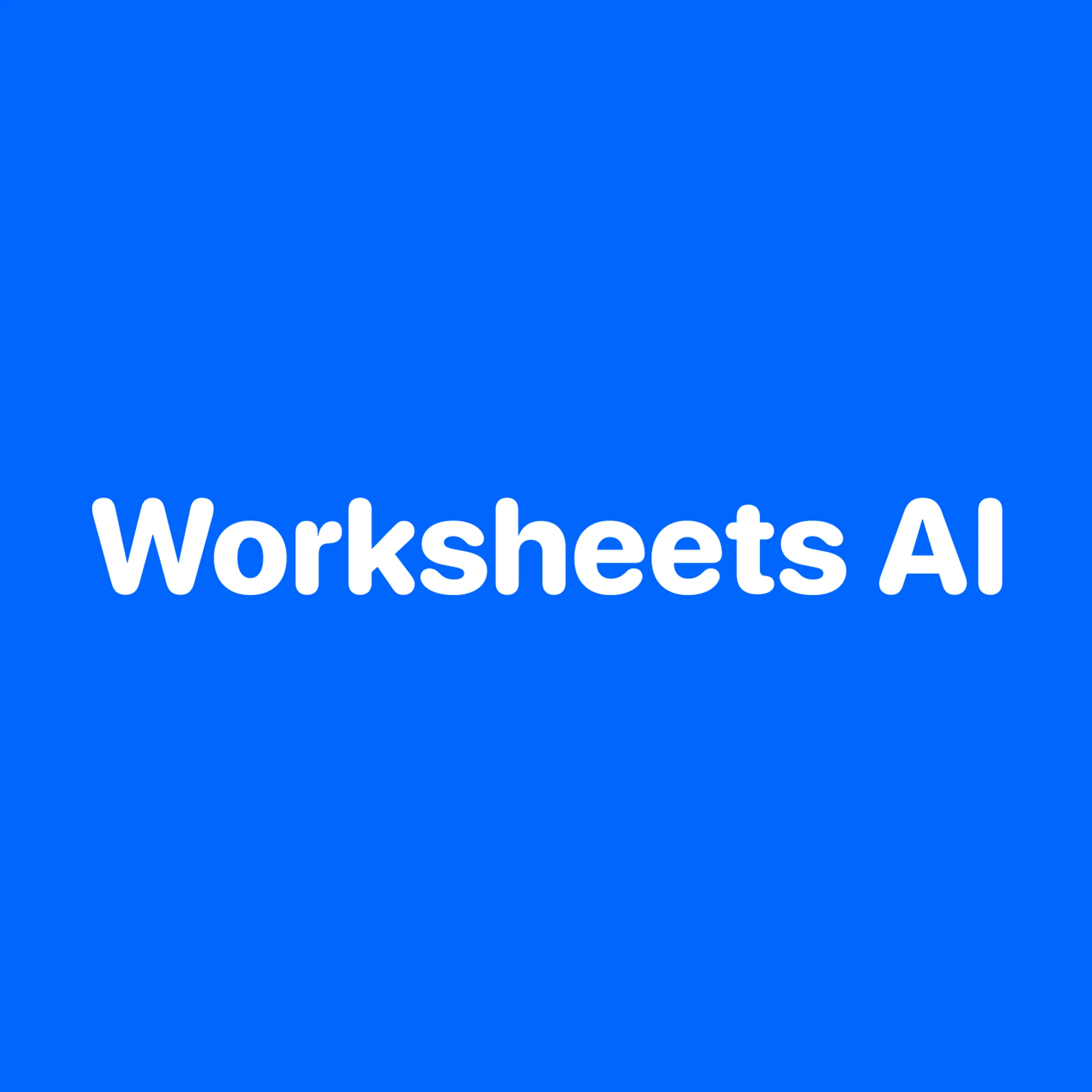 worksheets ai icon